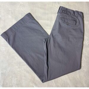 Ann Taylor Loft Womens Pants Size 6 Gray Marisa Trousers Low Rise Straight Leg